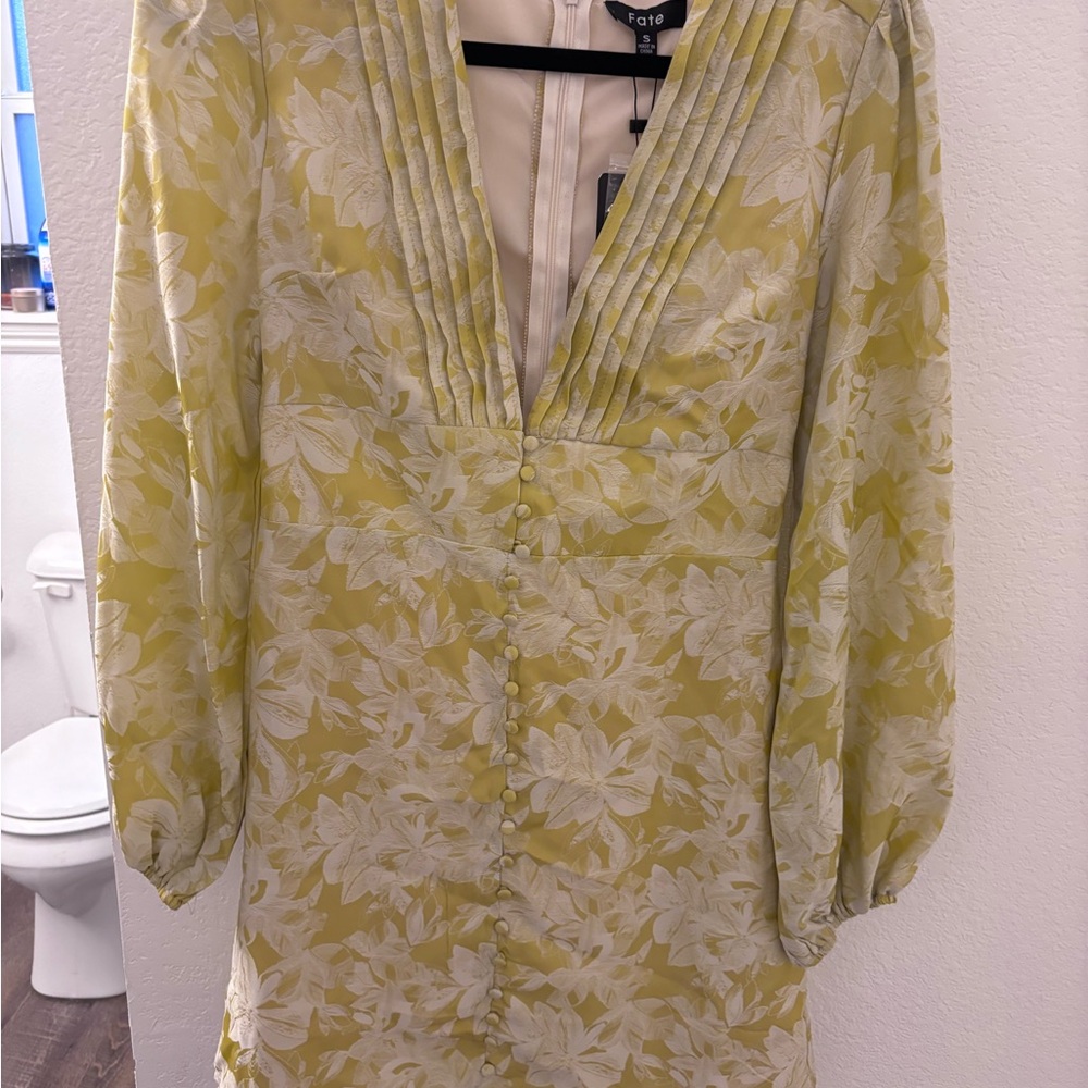Floral Yellow Dress